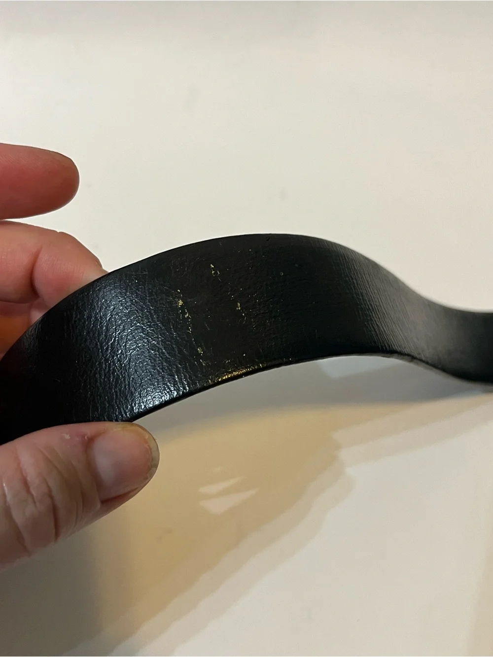 Vintage Christian Dior Oval Two-Tone CD Buckle Leather Belt 🇫🇷
